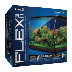 Fluval Flex 2.0 Akvaryum 57 Lt. 41x39x39 Cm - Fluval