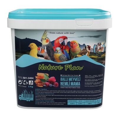 Nature Plan Ballı Meyveli Nemli Kuş Maması 5 Kg - 1