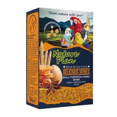 Nature Plan Ballı Yumurtalı Nemli Kuş Maması 150 Gram - 1