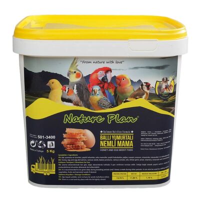 Nature Plan Ballı Yumurtalı Nemli Kuş Maması 5000 Gr. - 1