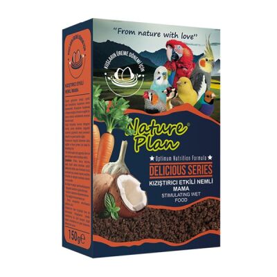 Nature Plan Kızıştırcı İçerikli Nemli Kuş Maması 150 Gram - 1