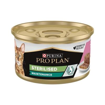 Pro Plan Somonlu Kısır Kedi Konserve Maması 85 Gr - 1