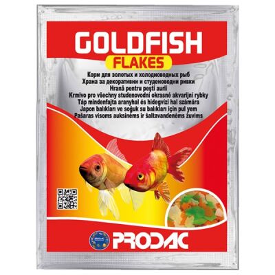 Prodac Goldfish Flakes 12 Gram Zarf - 1