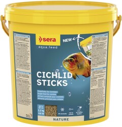 Sera Cichlids Sticks Nature Balık Yemi 10 Lt / 2000 Gr. - Sera