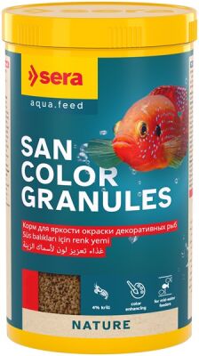 Sera San Color Granules Nature Balık Yemi 250 ML - 1