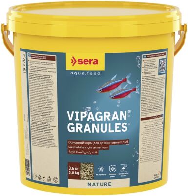 Sera Vipagran Nature Granules 10 Lt / 3600 Gram - 1