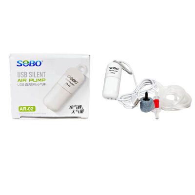 Sobo AR-02 Usb Li Mini Akvaryum Hava Motoru 4L/Min - 1