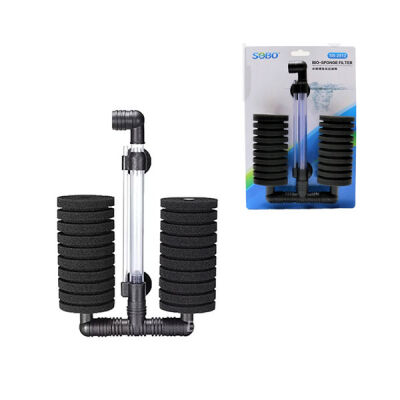 Sobo SB-2812 Çiftli Büyük Boy Akvaryum Pipo Filitre - 1