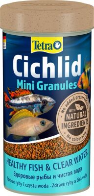 Tetra Cichlid Mini Granules Balık Yemi 250 ML - 1