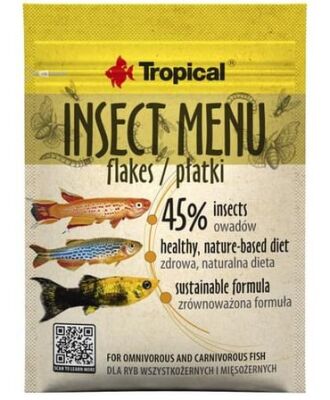 Tropical Insect Menu Flakes Pul Balık Yemi 12 Gr Zarf - 1